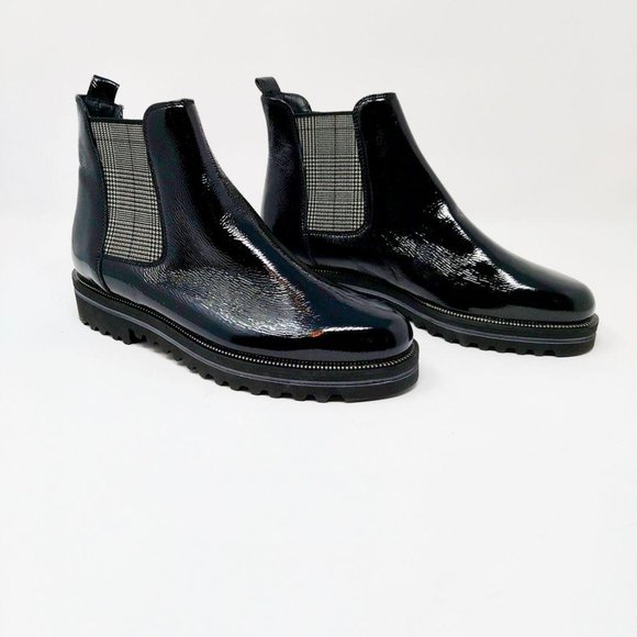 Paul Green Shoes - Paul Green Balboa Crinkle Patent Leather Boots 7
